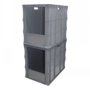 Heavy Duty Stacking Euro Box 60cm 99 Litre Open Window